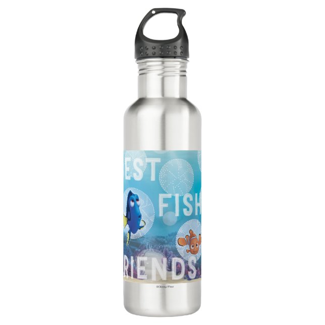 Dory & Nemo | Best Fishy Friends 710 Ml Water Bottle (Front)