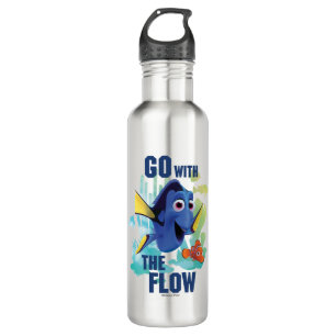 Dory & Nemo   Go with the Flow Watercolor Graphic 710 Ml Water Bottle
