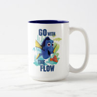 Dory & Nemo | Go with the Flow Watercolor Graphic