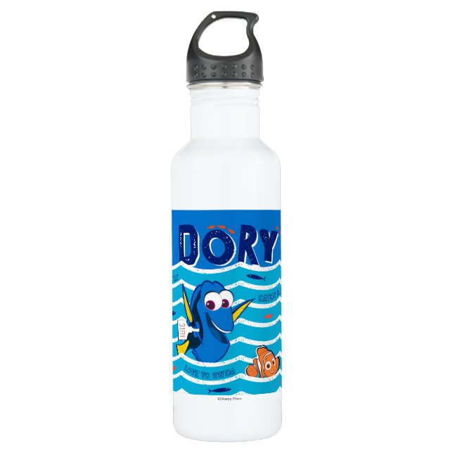 Dory & Nemo Love to Swim 710 Ml Water Bottle (Front)
