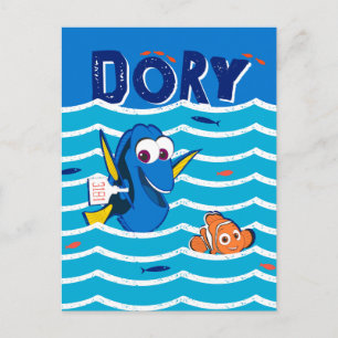 Dory & Nemo Love to Swim Postcard