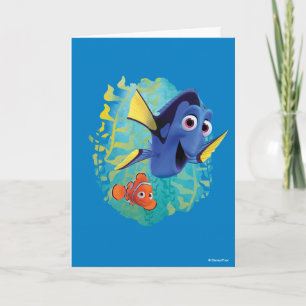 Dory & Nemo Swim With Friends Card