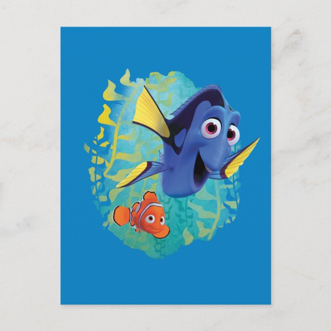 Dory & Nemo | Swim With Friends Postcard (Front)