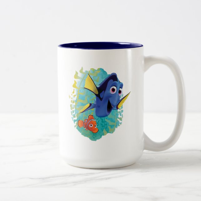 Dory & Nemo | Swim With Friends Two-Tone Coffee Mug (Right)