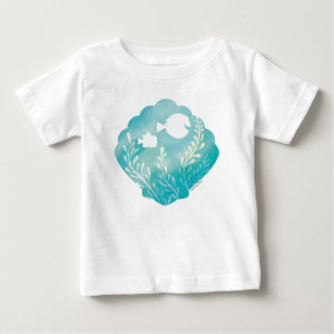 Dory & Nemo   Watercolor Shell Graphic Baby T-Shirt