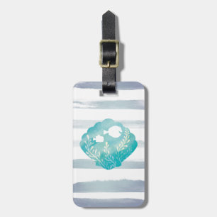 Dory & Nemo Watercolor Shell Graphic Luggage Tag