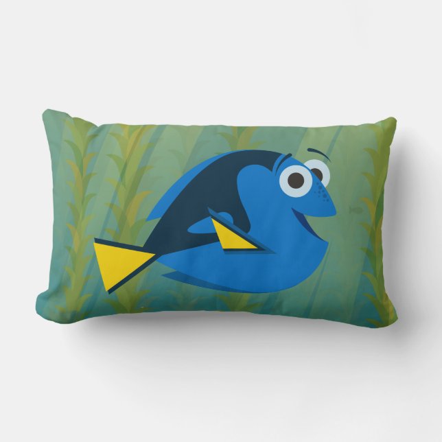 Dory | We Swim! Lumbar Pillow (Front)