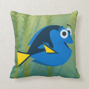 Dory   We Swim! Throw Pillow