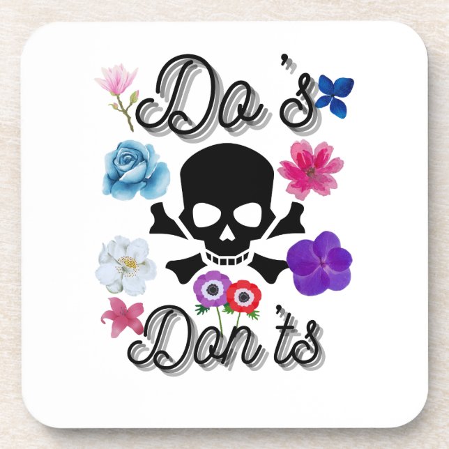 Do's and Don'ts Coaster (Front)