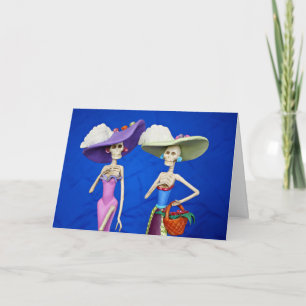 Dos Catrinas Greeting Card