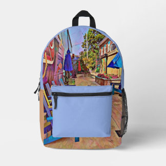 Dos Imprimé Grande ruelle dynamiqueImprimer Couper le sac à co