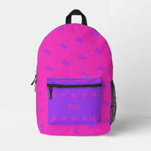Dos Imprimé Imprimer Couper Sac à coudre filles fuchsia et ros