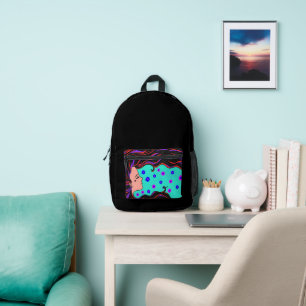 Dos Imprimé Imprimer le sac à mousse coupé