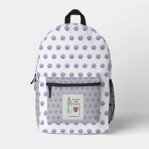 Dos Imprimé Notre-Dame de Lourdes Imprimer Coupe Sac à coudre