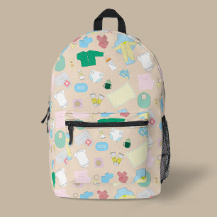 Dos Imprimé N'oubliez pas les affaires de bébé pour le sac à l