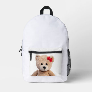 Dos Imprimé Ours en peluche Imprimer Coupe Sac à coudre
