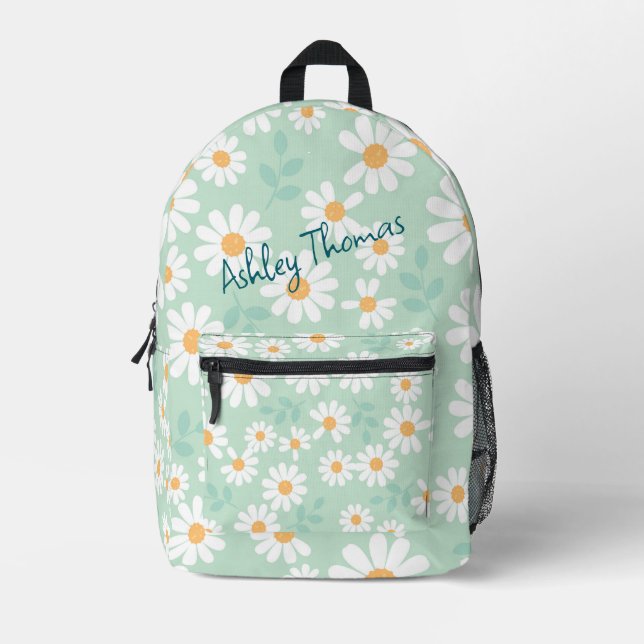 Dos Imprimé Pétales & Positionner le sac à fleurs (Recto)