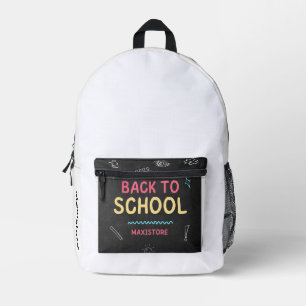 Dos Imprimé Retour à l'école Sac scolaire élégant - Parfait po