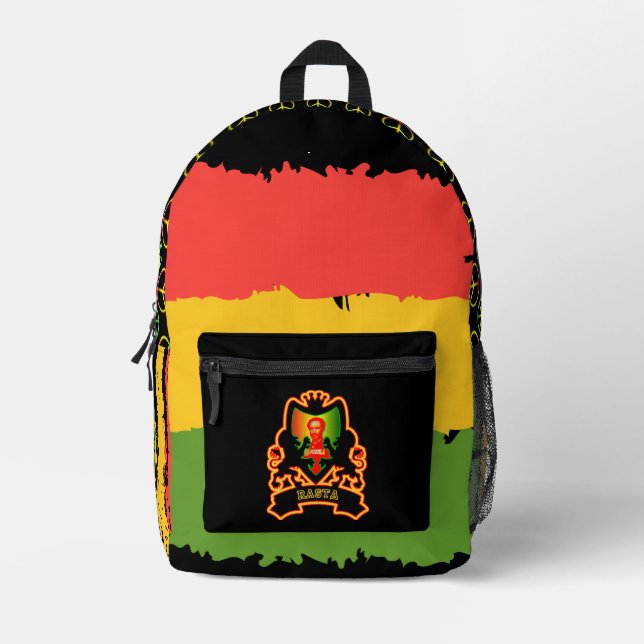 Dos Imprimé Sac à coudre pour impression Rastafari (Recto)