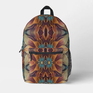 Dos Imprimé Sac à dos, Un élégant design multicolore classique