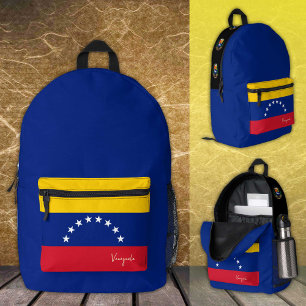 Dos Imprimé Venezuela, sac à dos, drapeau vénézuélien / patrio