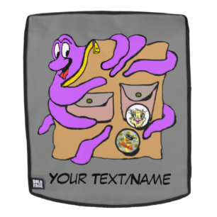 Dos Octopus En Voyage Embrassant Le Sac À Dos, Visage 