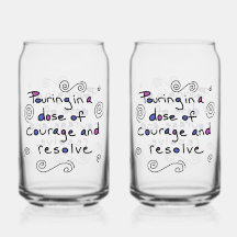 Dose of Courage Glass