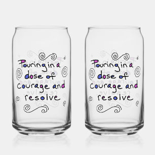 Dose of Courage Glass