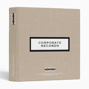 Dossier d'entreprise Classeur Linge beige