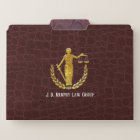 Échelles de motif en cuir classique de justice