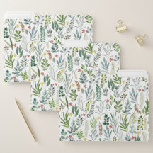 Feuilles d'aquarelle du jardin