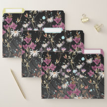 Fleurs sauvages élégants de Retro Boho