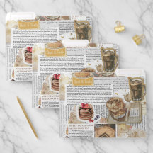 Gâteaux et café Ephémère Vintage Découpage