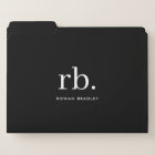 Monogram Classic Elegant Minimum Black and White