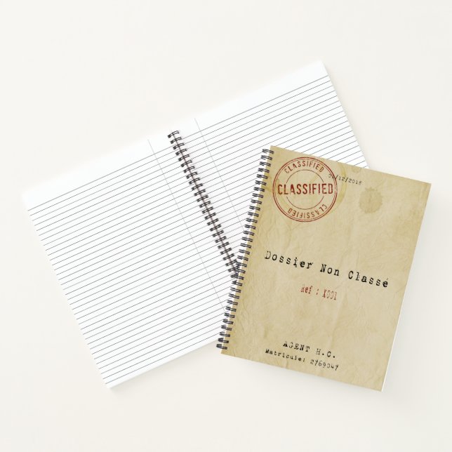 Dossier non classé carnet cligné (Intérieur)