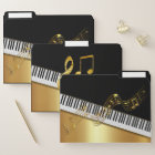 Notes de Musique, Touches de Piano Élégantes Moder