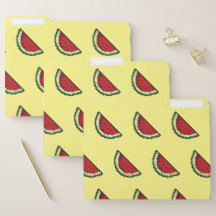 Pixel Watermelon Motif