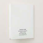 Dossiers de société personnalisés avec emplacement