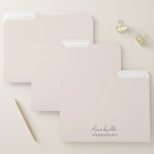 Dossiers | Ensemble de classement à monogramme ros