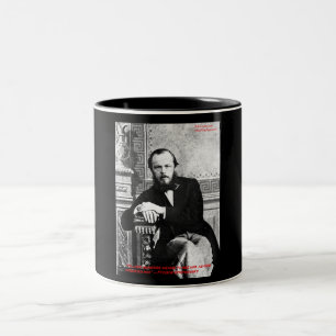 Dostoevsky "God Intended" Love Quote Gifts & Cards Two-Tone Coffee Mug