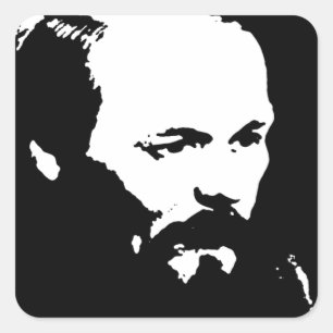 Dostoevsky Square Sticker