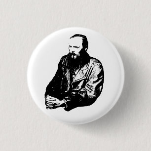 Dostoyevsky 1 Inch Round Button