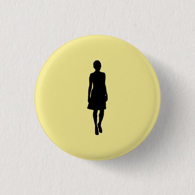 Dostoyevsky Wannabe Michelle Smooth badge 1 Inch Round Button (Front)