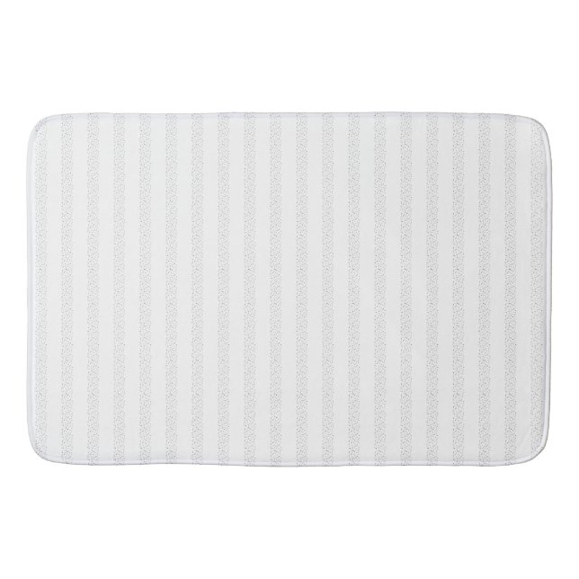 Dot, Dark Grey, Charcoal Bath Mat (Front)