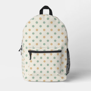 Dot Dash Printed Backpack