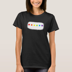 Dot Day Rainbow Polka Dot Gay Pride Colours Lgbtq  T-Shirt
