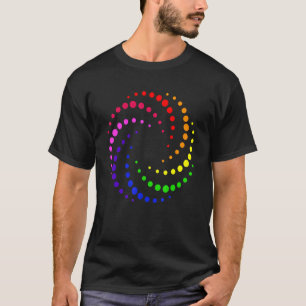 Dot Day  Rainbow Spiral Polka Dot Colourful Dots K T-Shirt