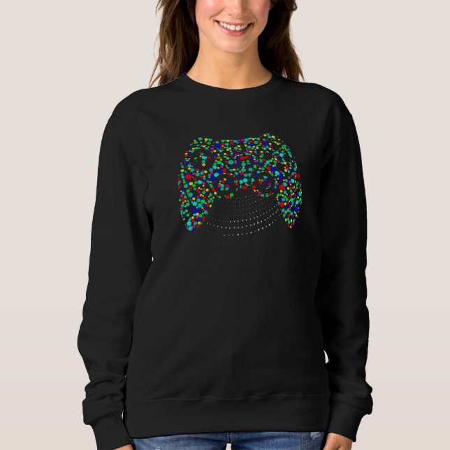 Dot Day Video Gamer Controller International Dot D Sweatshirt (Front)