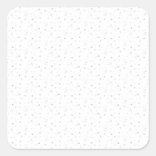 Dot Deisgn Ten Square Sticker