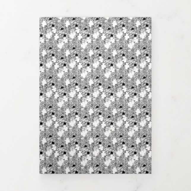 dot Design Four Tri-Fold Holiday Card (Cover)